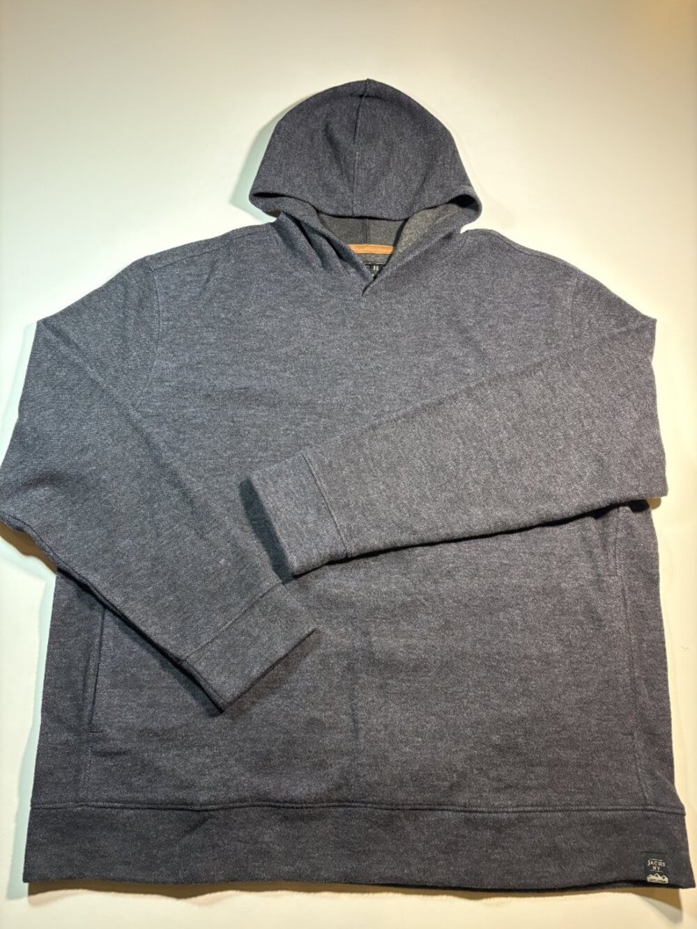 Jachs NY Mens Hoodie XL Navy Pullover Heavyweight Pocket Sweatshirt NWT